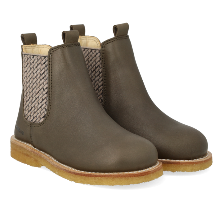 classic Chelsea boot forrest check e