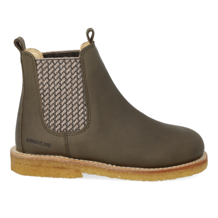 classic Chelsea boot forrest check e