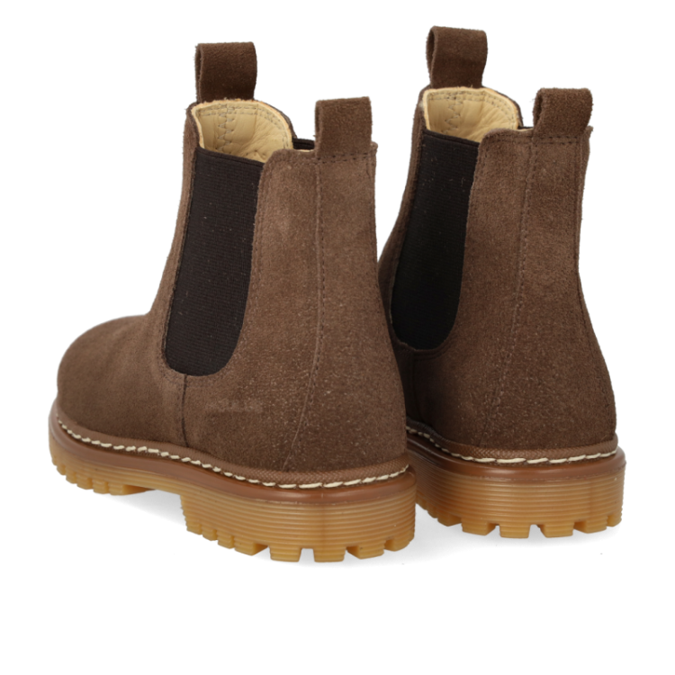 chunky chelsea boot dark taupe brow
