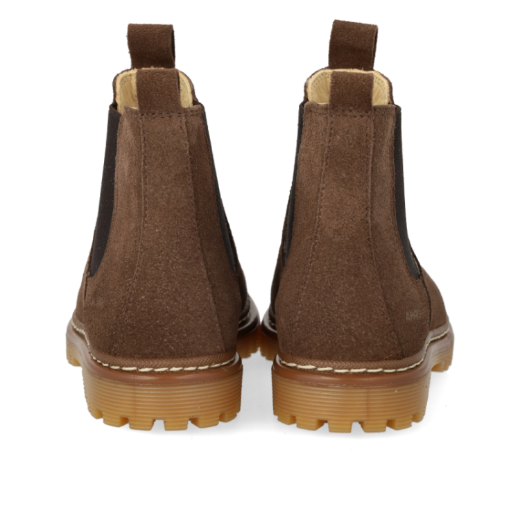 chunky chelsea boot dark taupe brow