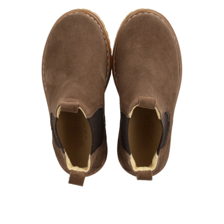 chunky chelsea boot dark taupe brow