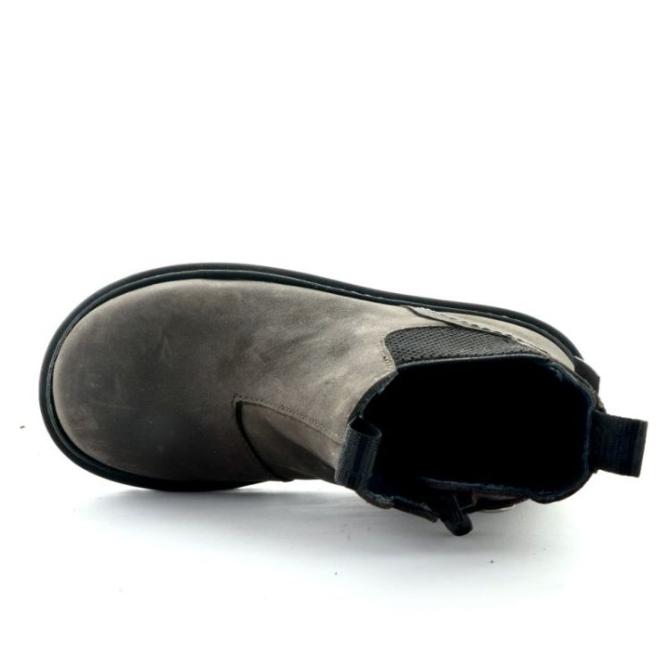 chelsea boot with brogue pat dark brown blac