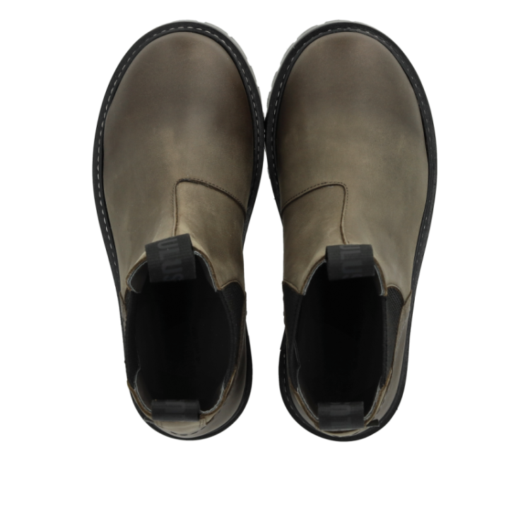 chelsea boot with tex dark olive blac