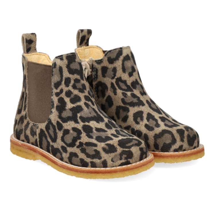 classic chelsea boot beige leo brown