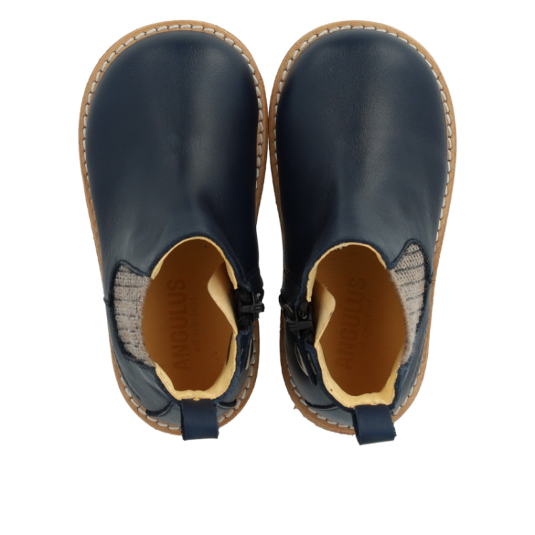 classic chelsea boot navy check elas