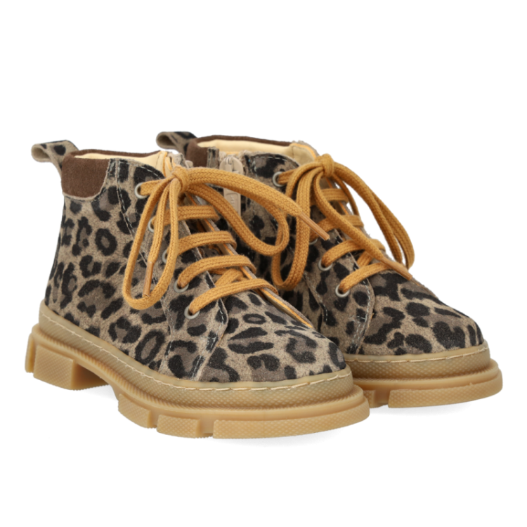 mit-cut sneaker beige leo taupe