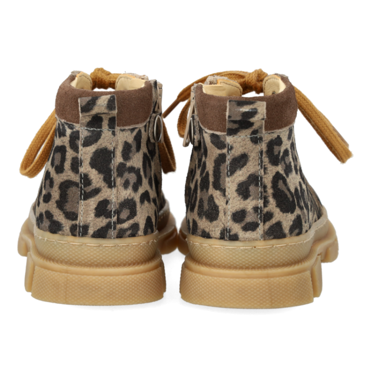 mit-cut sneaker beige leo taupe
