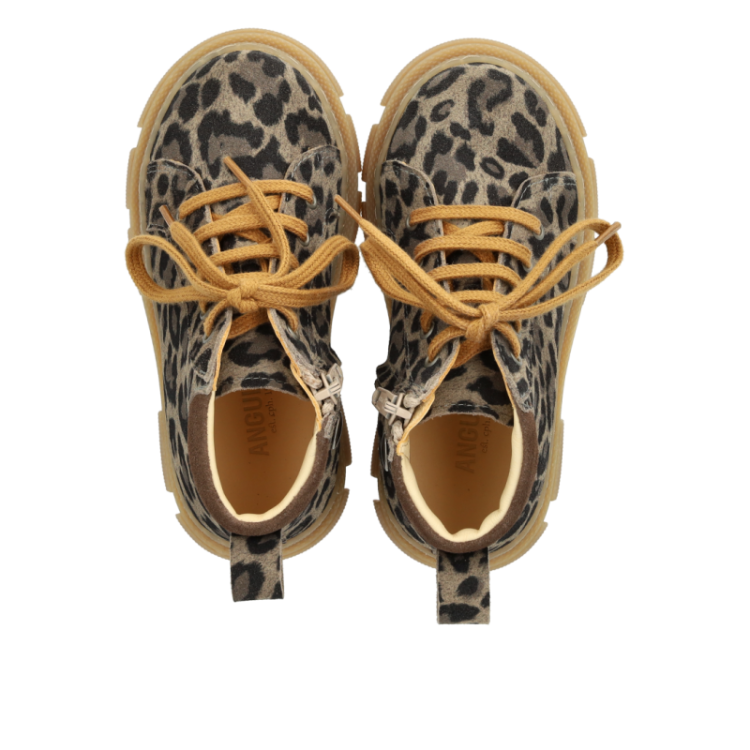mit-cut sneaker beige leo taupe