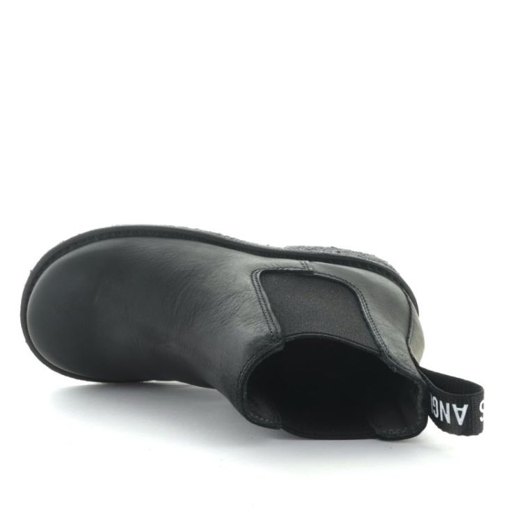 chelsea boot with logo tape black