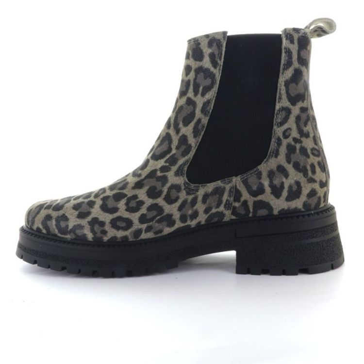 chelsea boot with track sole beige leo brown