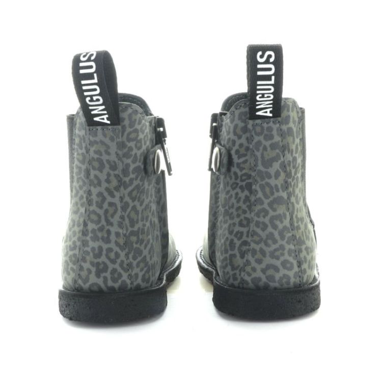 chelsea boot with logo tape grey leopard bl