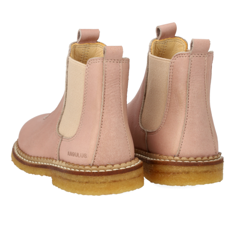 chelsea boot with heart rosebud berry