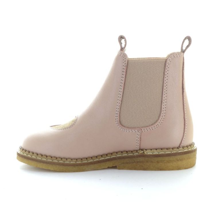 chelsea boot with heart rose glitter
