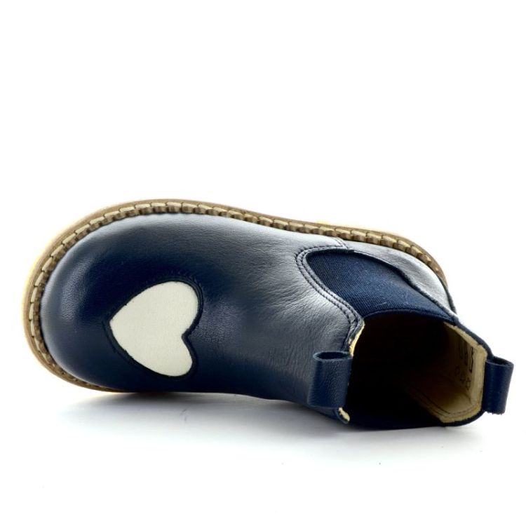 chelsea boot with heart navy