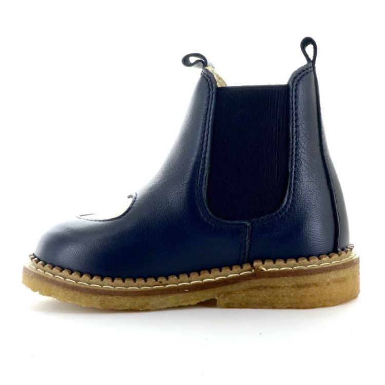 chelsea boot with heart navy