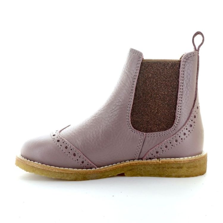 chelsea boot with brogue faded rose