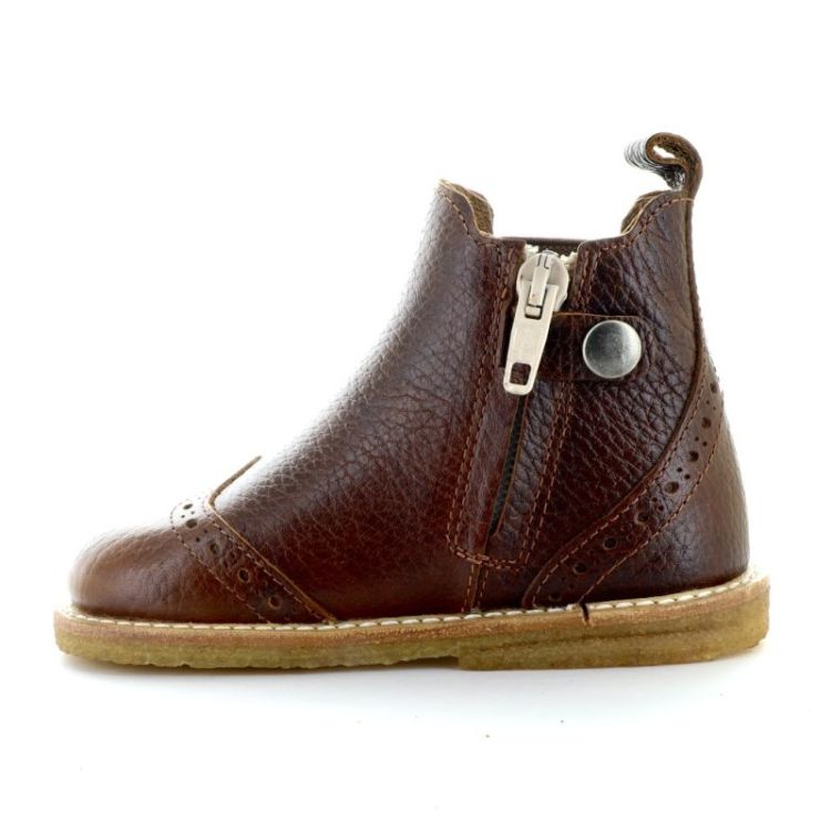 starter chelsea boot w broque cognac 