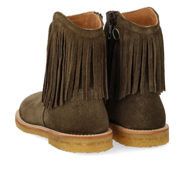 boot with fringes forrest check e