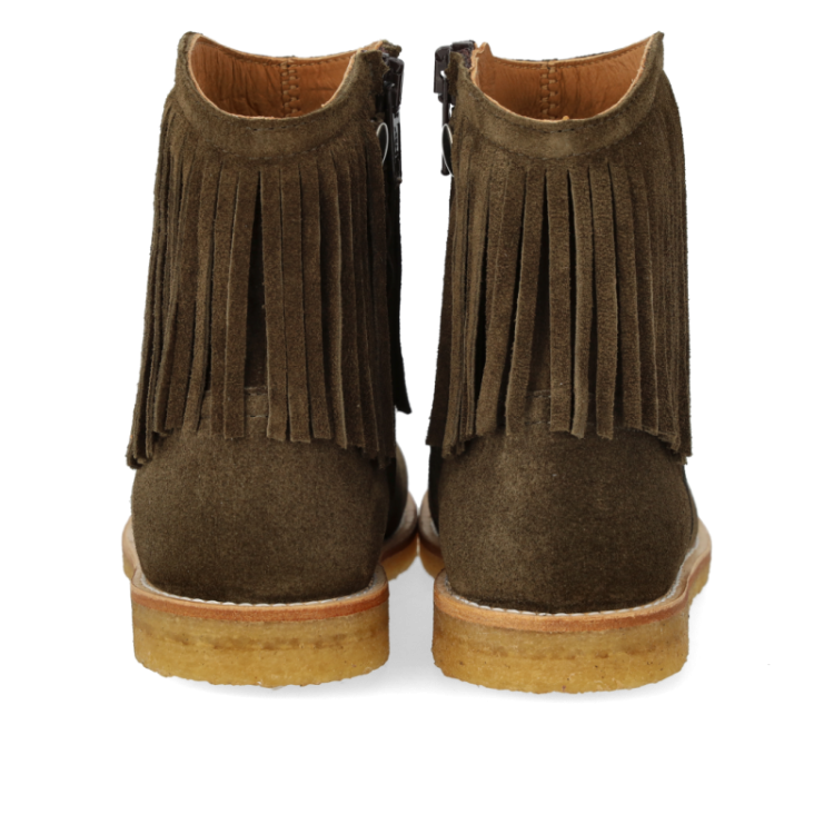 boot with fringes forrest check e