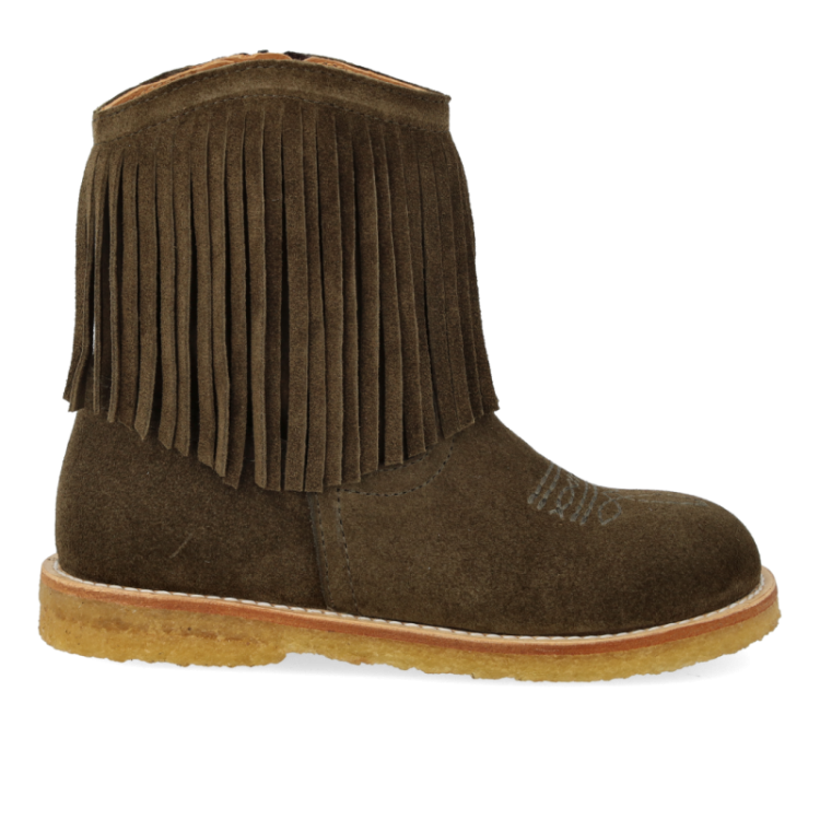 boot with fringes forrest check e