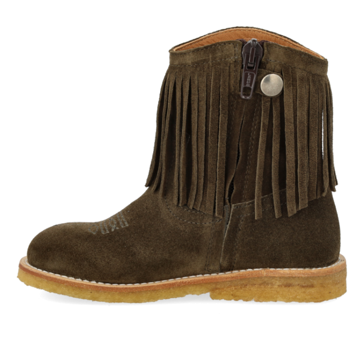 boot with fringes forrest check e