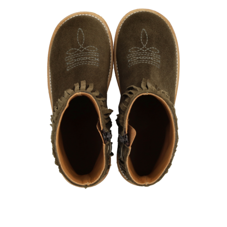 boot with fringes forrest