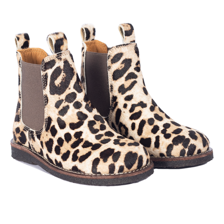 chelsea boot beige leo pony