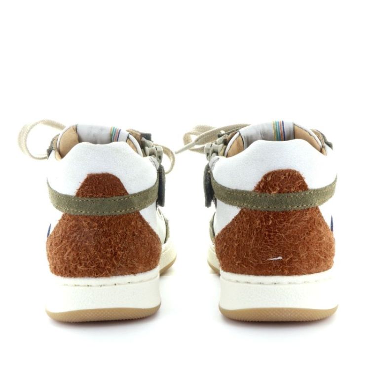 mid sneaker bianco salvia