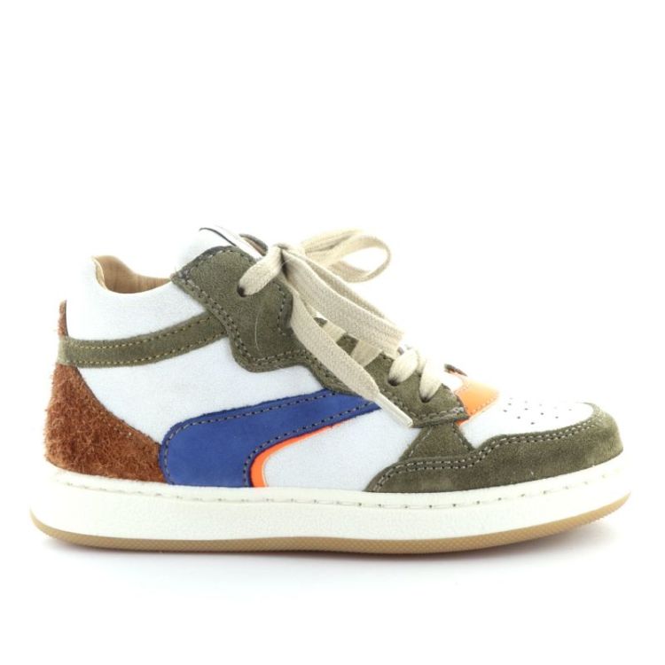 mid sneaker bianco salvia