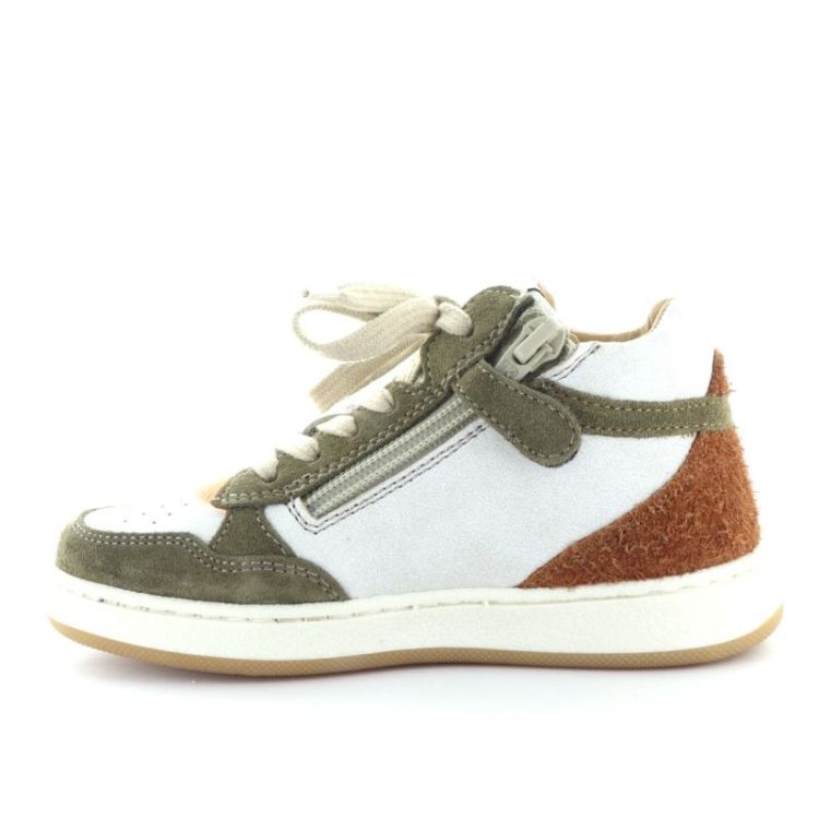 mid sneaker bianco salvia