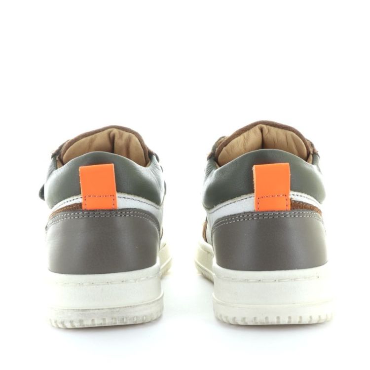 mid sneaker bianco cuoio