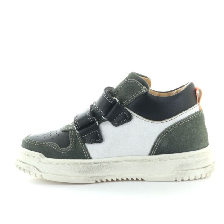 mid sneaker bianco verde