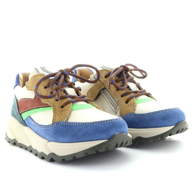 chunky sneaker latte denim