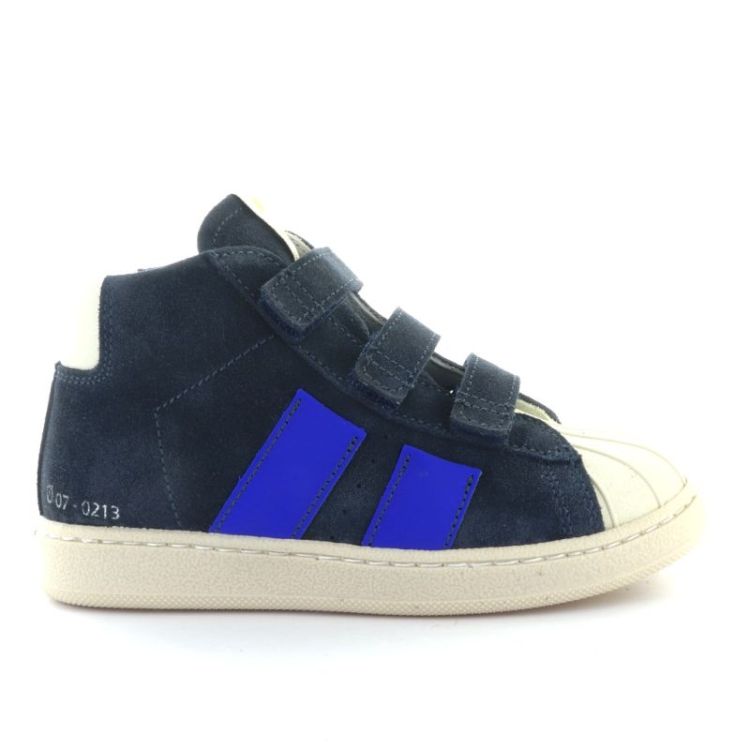 mid sneaker indaco fluo
