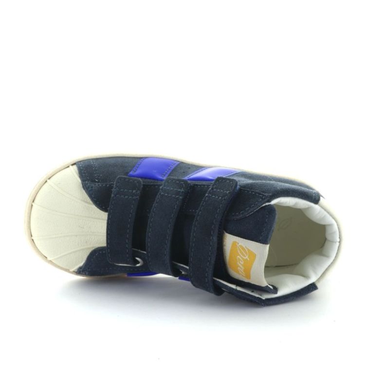 mid sneaker indaco fluo