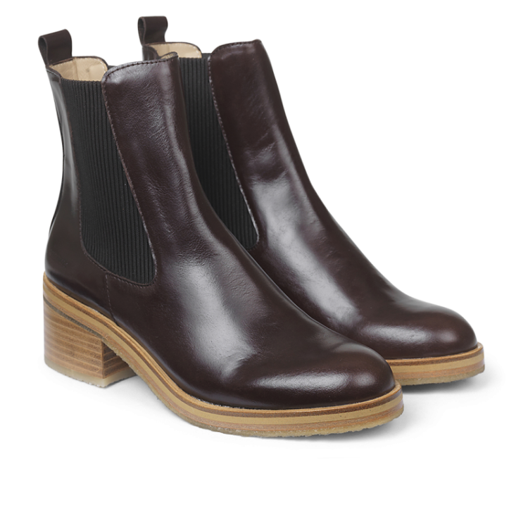 enkellaars dark brown
