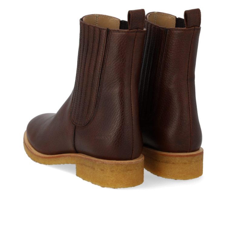 chelsea boot with elastic 0253 dark brown