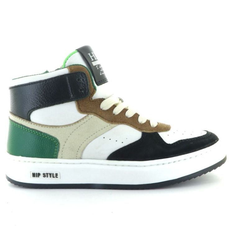 Hoge sneaker zwart - groen