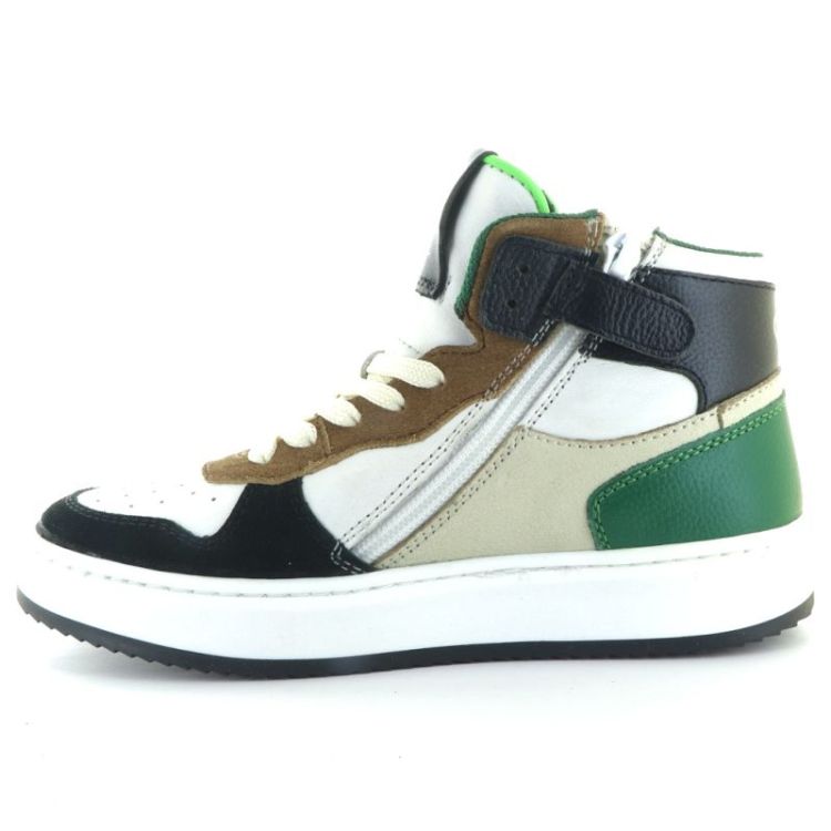 Hoge sneaker zwart - groen