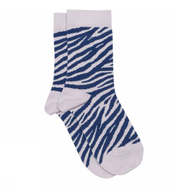 Zebra socks 4111 Cloud Lila