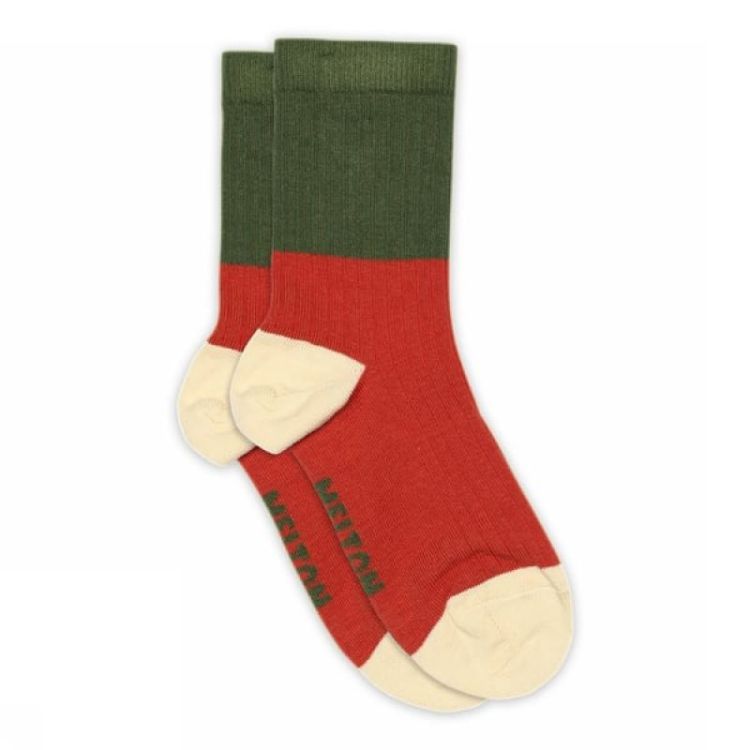 Block colour socks 4166 Elm Green