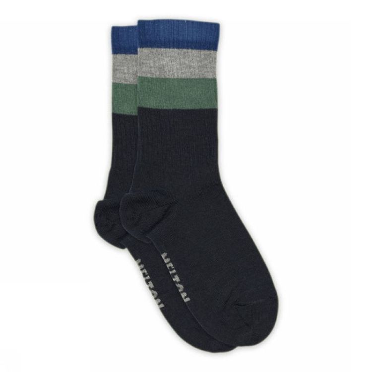 Wide stripes socks 2345 June Bug