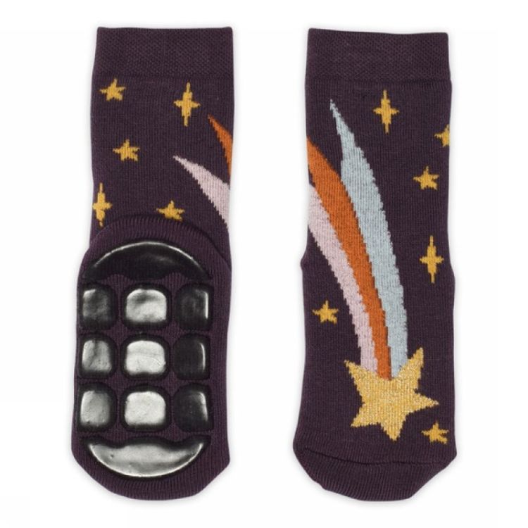 Shooting star sock - anti-slip 616 Hortensia