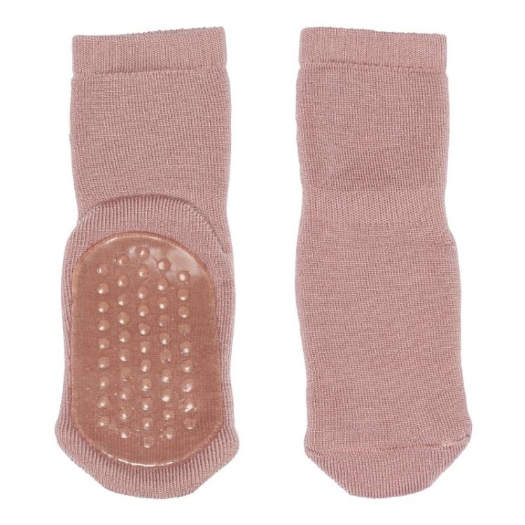 Wool socks - anti-slip 188 Wood Rose
