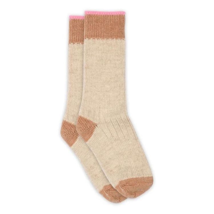 Ully long socks 108 beige Melan