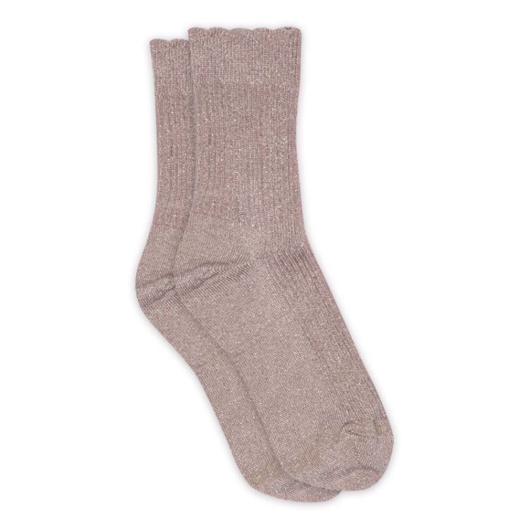Celosia glitter socks 47 Mauve Shadow
