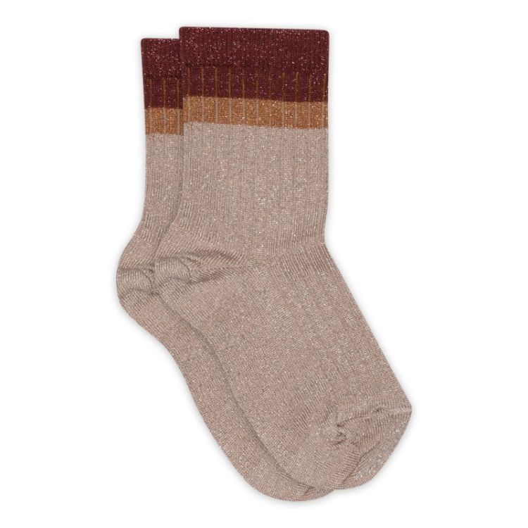 Norma glitter socks 102 Rust
