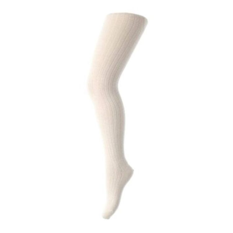 Cotton rib tights 432 Snow White