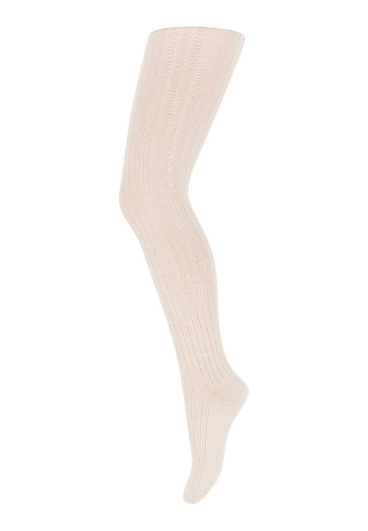 Wool rib tights 4109 Ecru