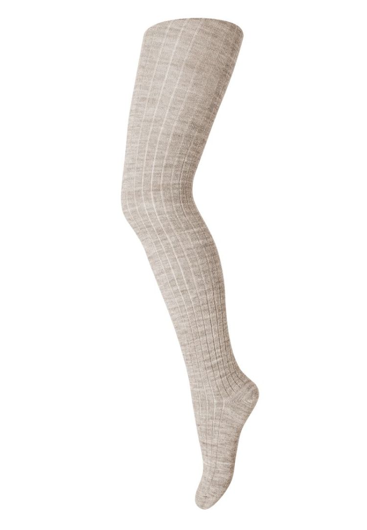 Wool rib tights 489 Light Brown